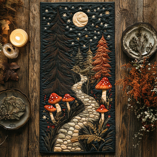 Moonlit Forest CW3005610CL Quilted Table Runner