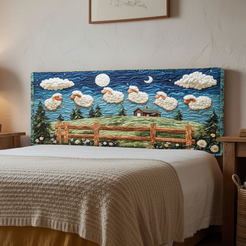 Counting Sheep CP1212031CL Quilted Headboard Slipcover