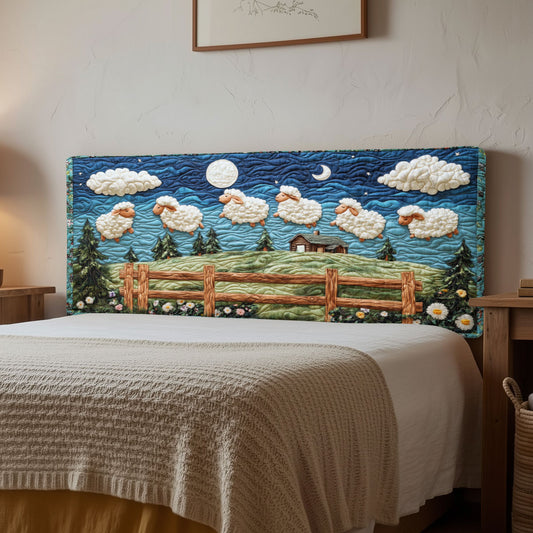 Counting Sheep CP1212031CL Quilted Headboard Slipcover