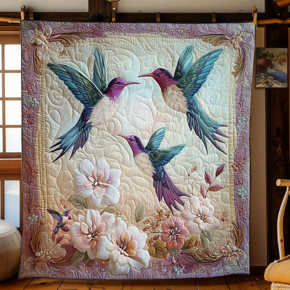 Hummingbird In Garden WY2712033CL Quilt