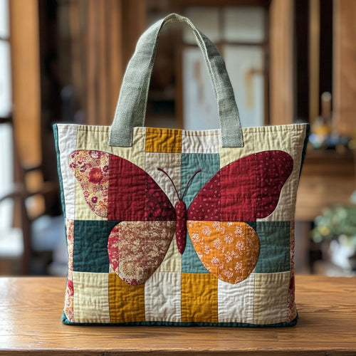 Wings Patchwork CW2409028CL Quilted Tote Bag