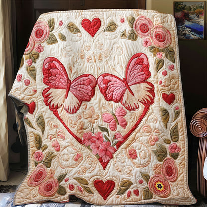 Fluttering Heart WJ1212021CL Quilt