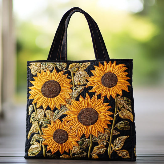 Country Sunflower WN2209015CL Quilted Tote Bag