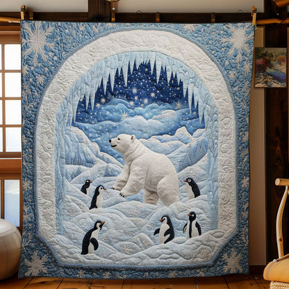 Dancing Polar Bear WN1605009CL Quilt