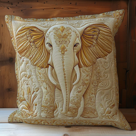 Glorious Elephant Portrait WY1102088CL Quilt Pillow Case