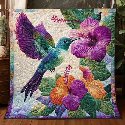 Beautiful Hummingbird WJ1004002CL Quilt