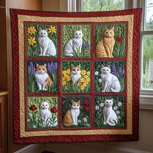 Blooms and Whiskers LT0611007CL Quilt