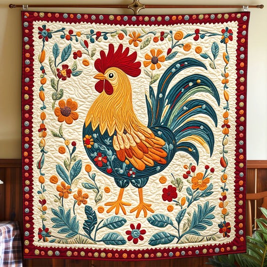 Folk Rooster CW1411035CL Quilt