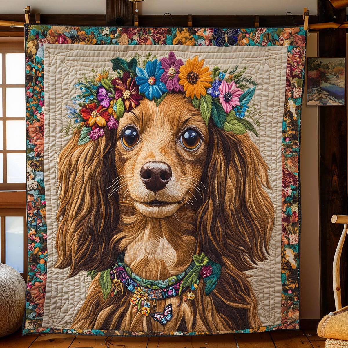 Rosy Dog WN1707051CL Quilt