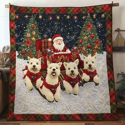 Jolly Terrier Night WN1211068CL Quilt
