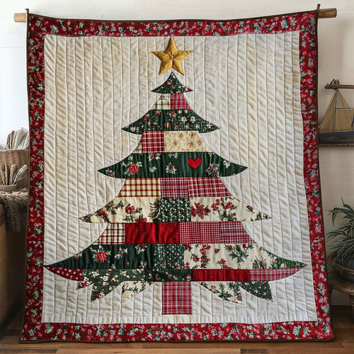 Rustic Peace Christmas Tree WN1211091CL Quilt