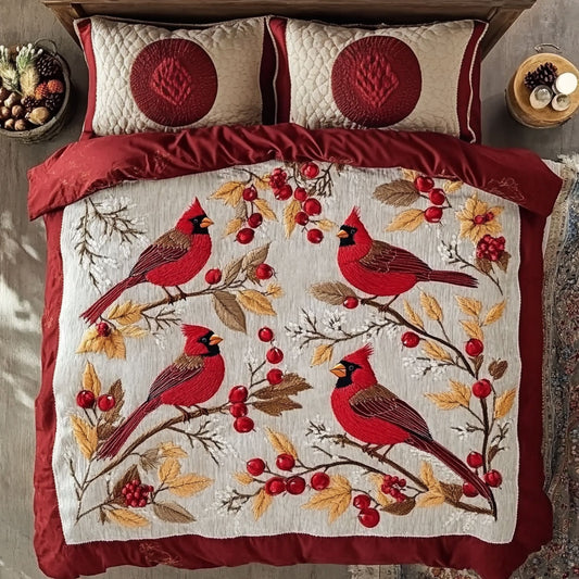 Cardinal Winter Song WN0310019CL Duvet Cover Set