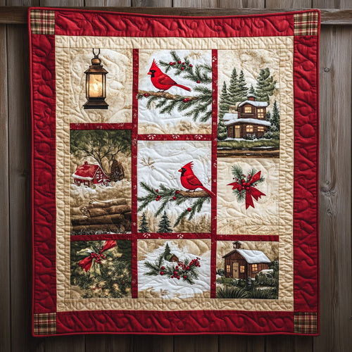 Forest Charm Cardinal WN0711025CL Quilt