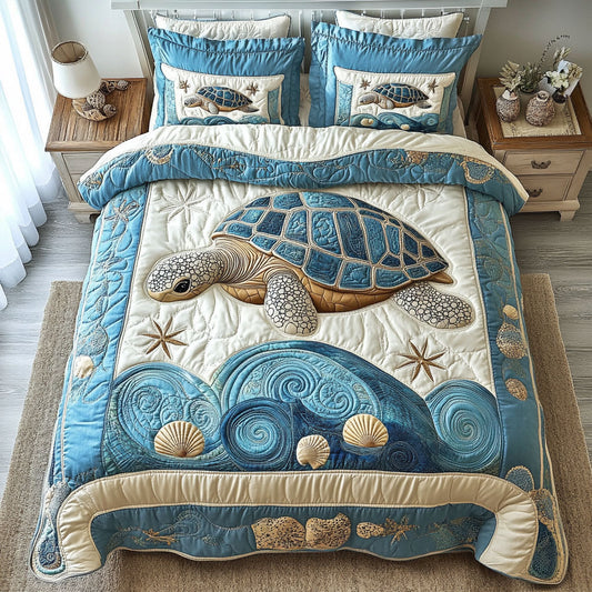Turtle Seashell CW2208024CL Duvet Cover Set