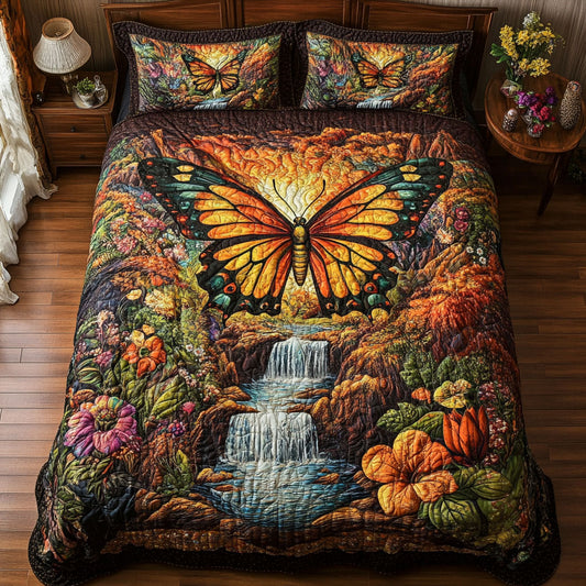 Butterfly Mountain Waterfall WT2201001CL Duvet Cover Set