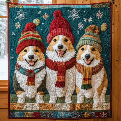 Snowy Pup CP0407004CL Quilt