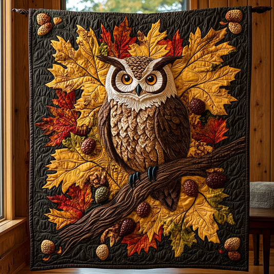 Fall Owl CP1508100CL Quilt