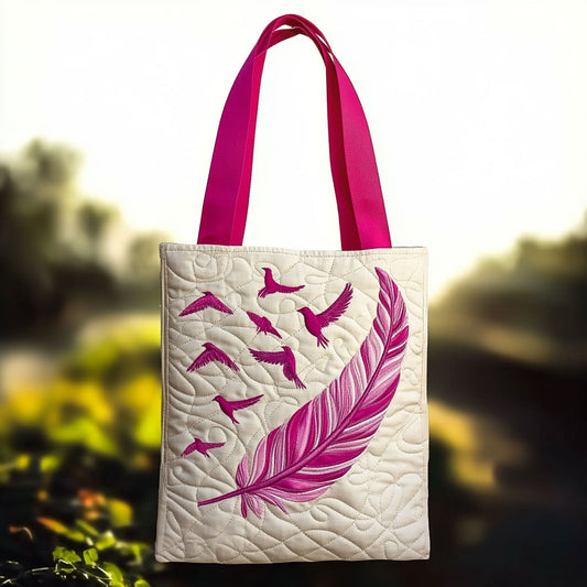 Feather Spirit WN2909023CL Quilted Tote Bag