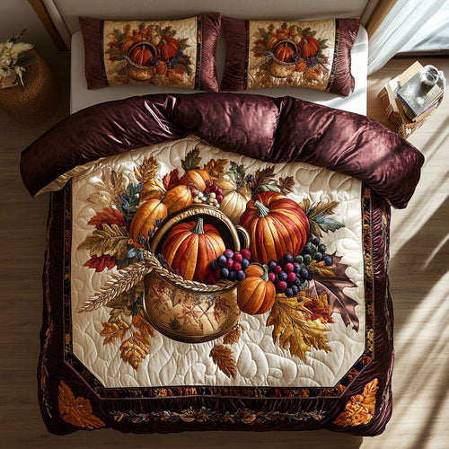 Pumpkin Cluster WN2508087CL Duvet Cover Set