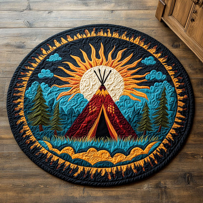 Camping Native WX1205004CL Quilted Round Mat