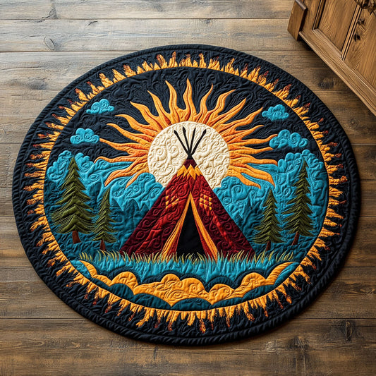 Camping Native WX1205004CL Quilted Round Mat