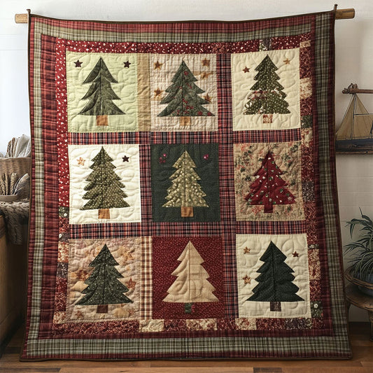Cozy Cottage Christmas Tree WN1211033CL Quilt