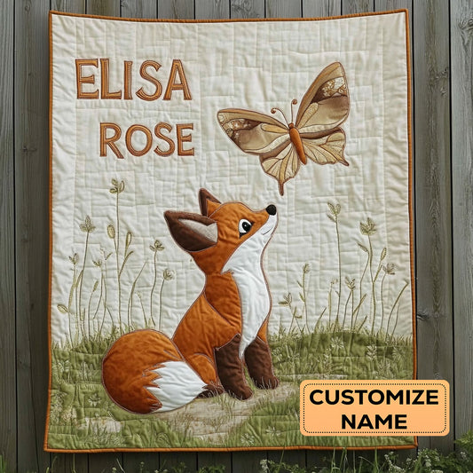 The Gentle Fox WJ2907018CL Personalized Baby Quilt