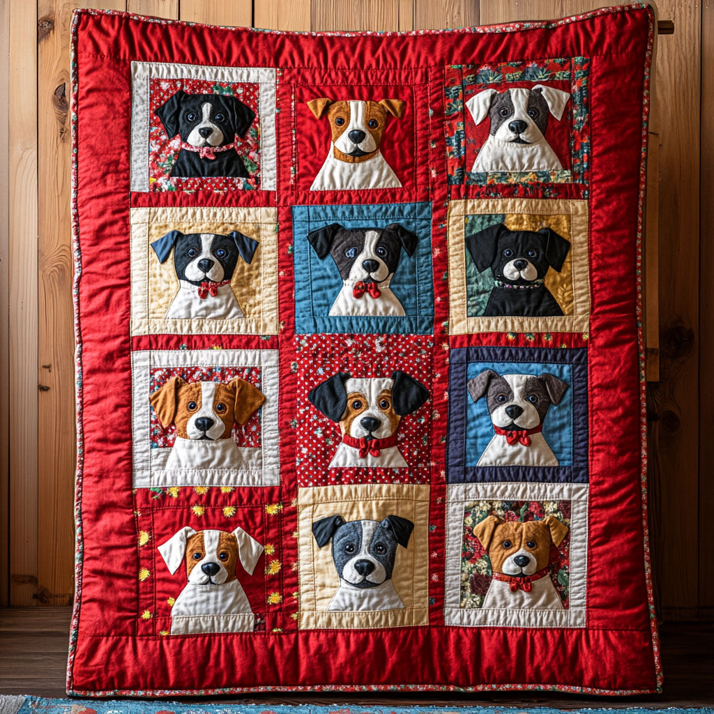 Pup Portrait Gallery WY0907024CL Quilt
