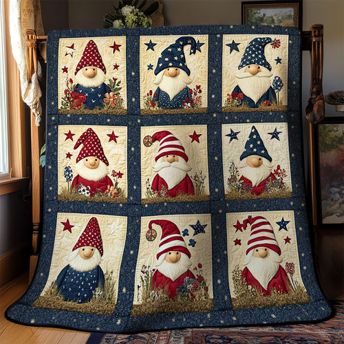 Liberty Flag Gnome WN2811017CL Quilt