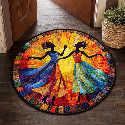 Echoes of Africa CM0306023CL Quilted Round Mat