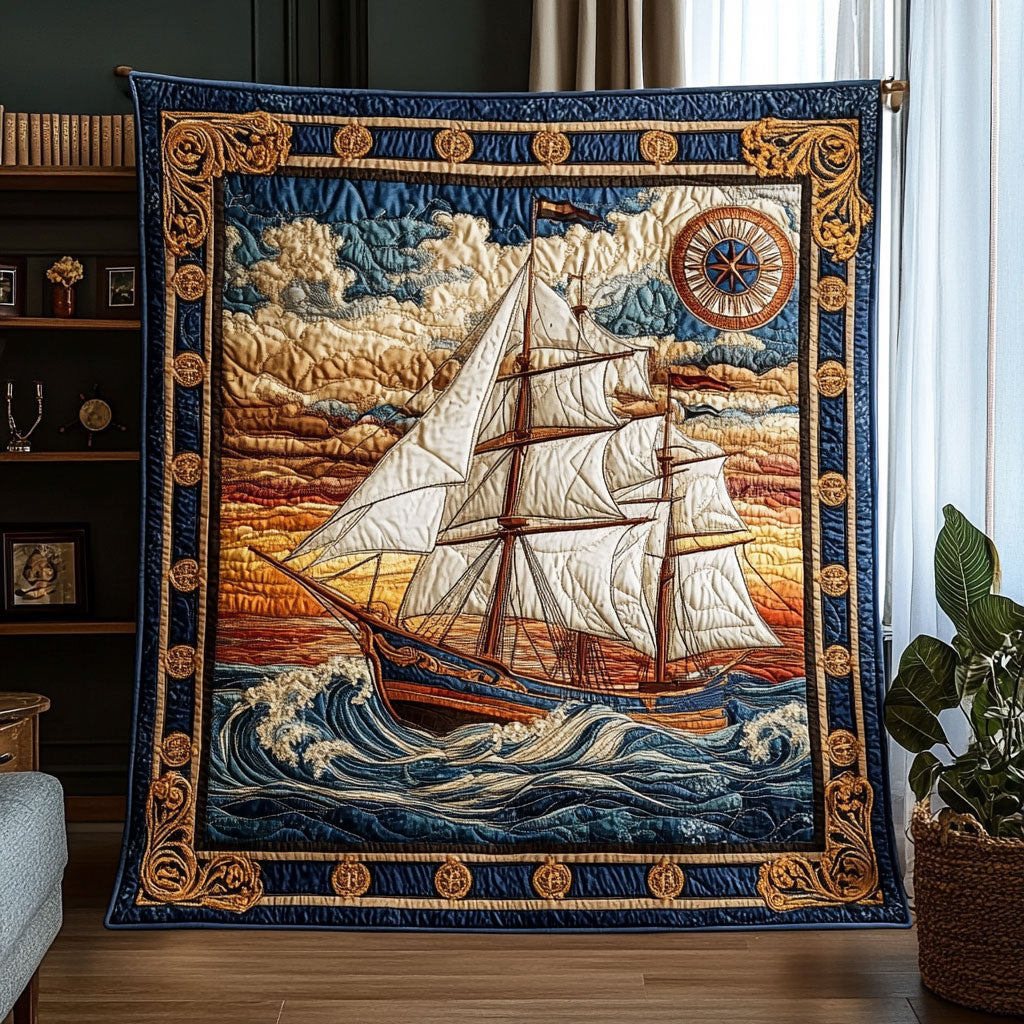 Sacred Sailboat WN0809100CL Quilt