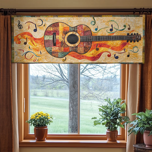 Desert Guitar WN1606043CL Quilted Valance