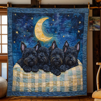 Scottish Terriers Warm Bed WY0801052CL Quilt