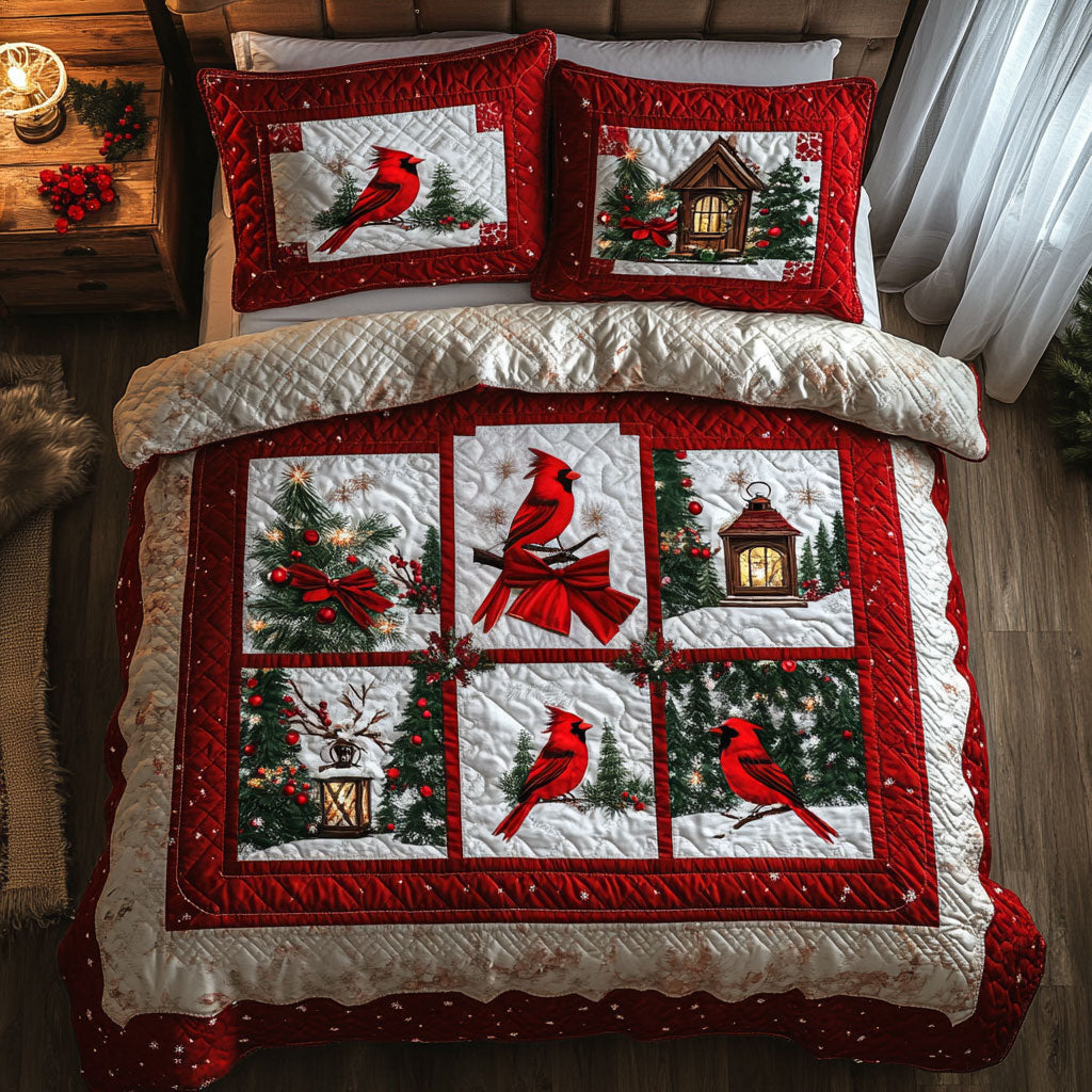 Snowy Cardinal CW0811016CL Duvet Cover Set