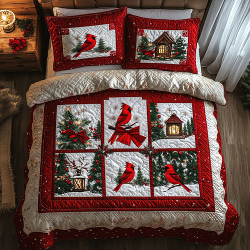Snowy Cardinal CW0811016CL Duvet Cover Set