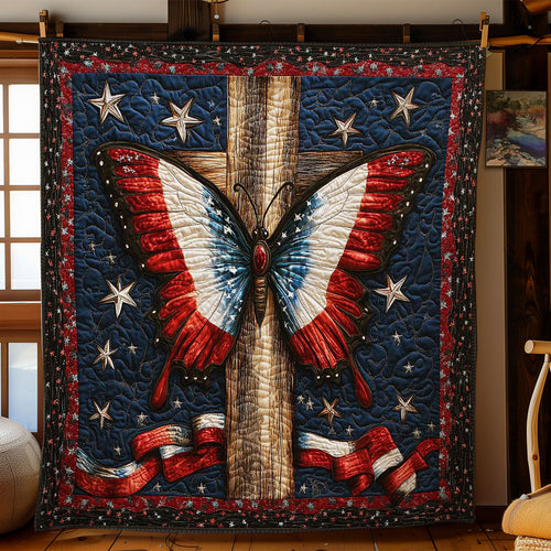 Star Spangled Butterfly WN3012004CL Quilt