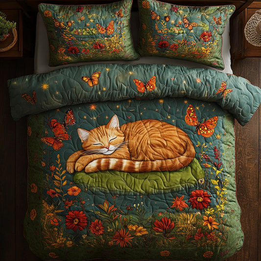 Cat In Mystic Garden WY1402046CL Duvet Cover Set
