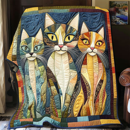 Cat Family WX1801001CL Quilt