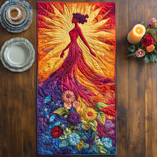 Blooming Spirit CW2905552CL Quilted Table Runner