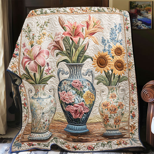 Bloom Vases CW1407008CL Quilt