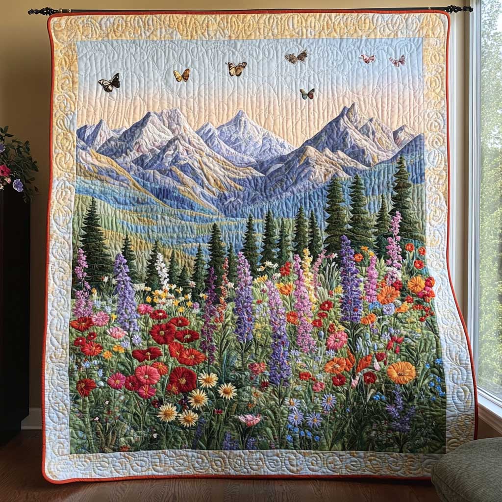 Valley Of Flowers CQ1705020CL Quilt