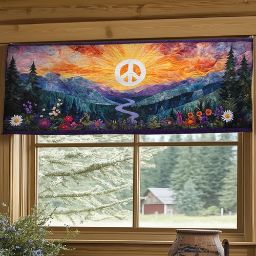 Peaceful Dawn WY0605032CL Quilted Valance