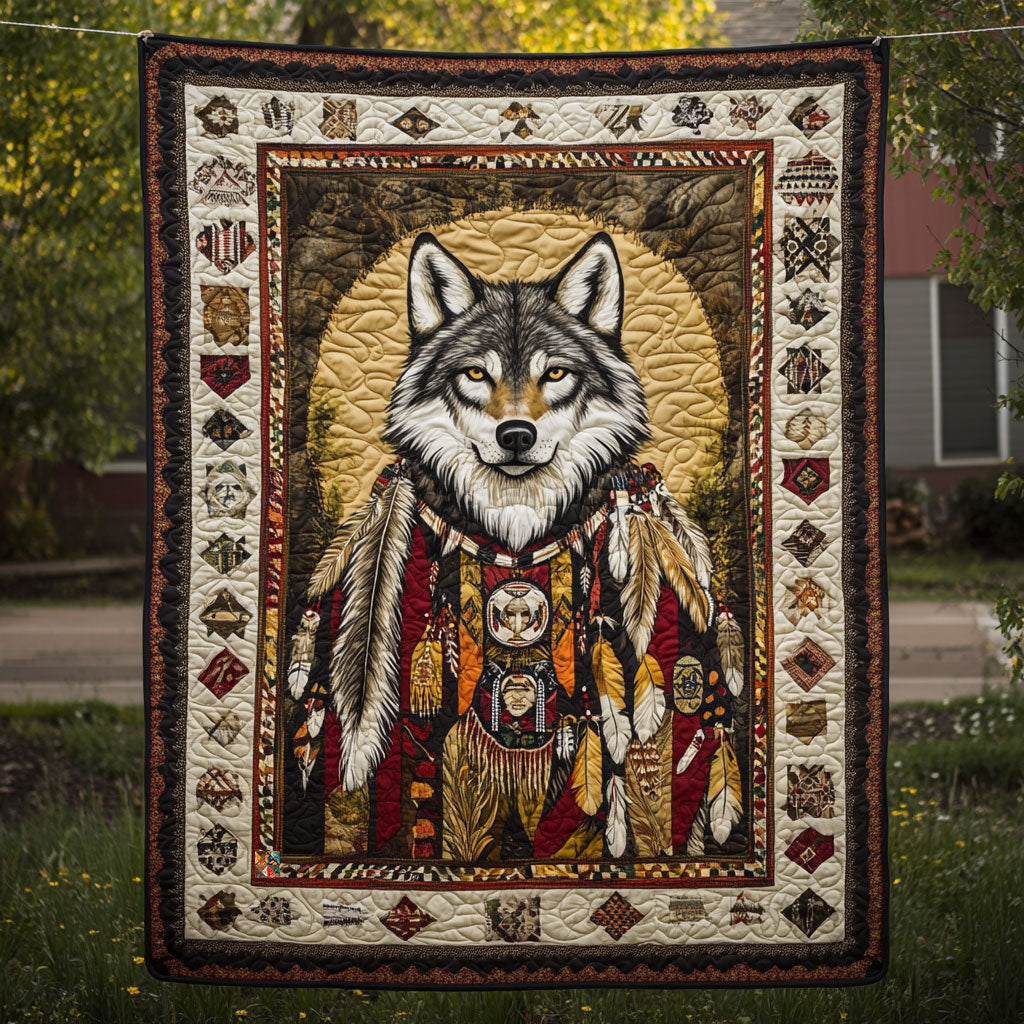 Wolf Native American WT2110003CL Quilt