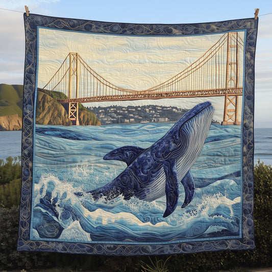Whale Near Modern Bridge LT1809058CL Quilt