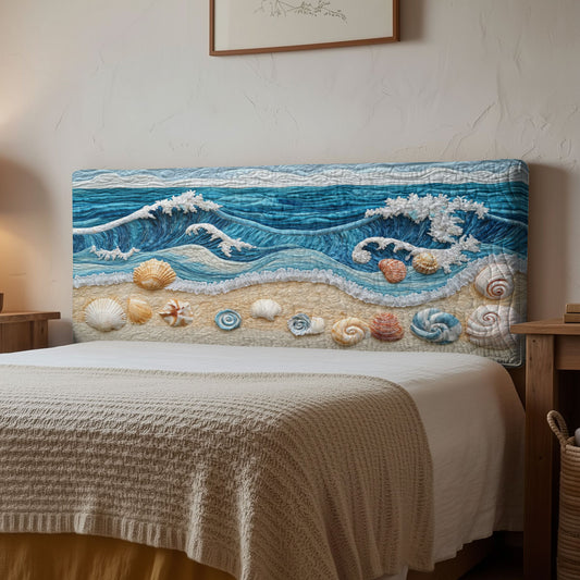 Wave Coast CP1112066CL Quilted Headboard Slipcover