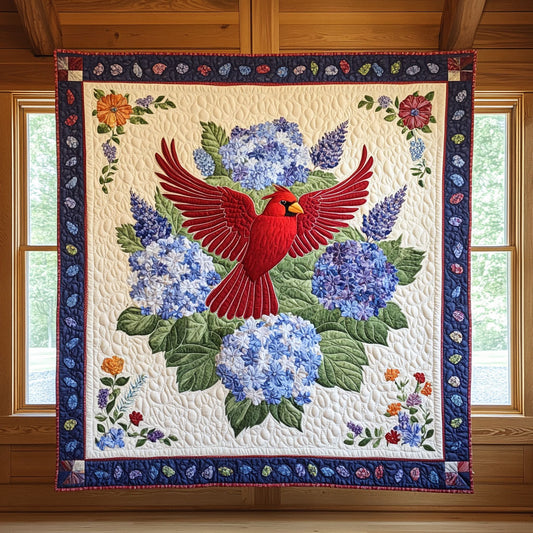 Cardinal Hydrangea CW2108036CL Quilt