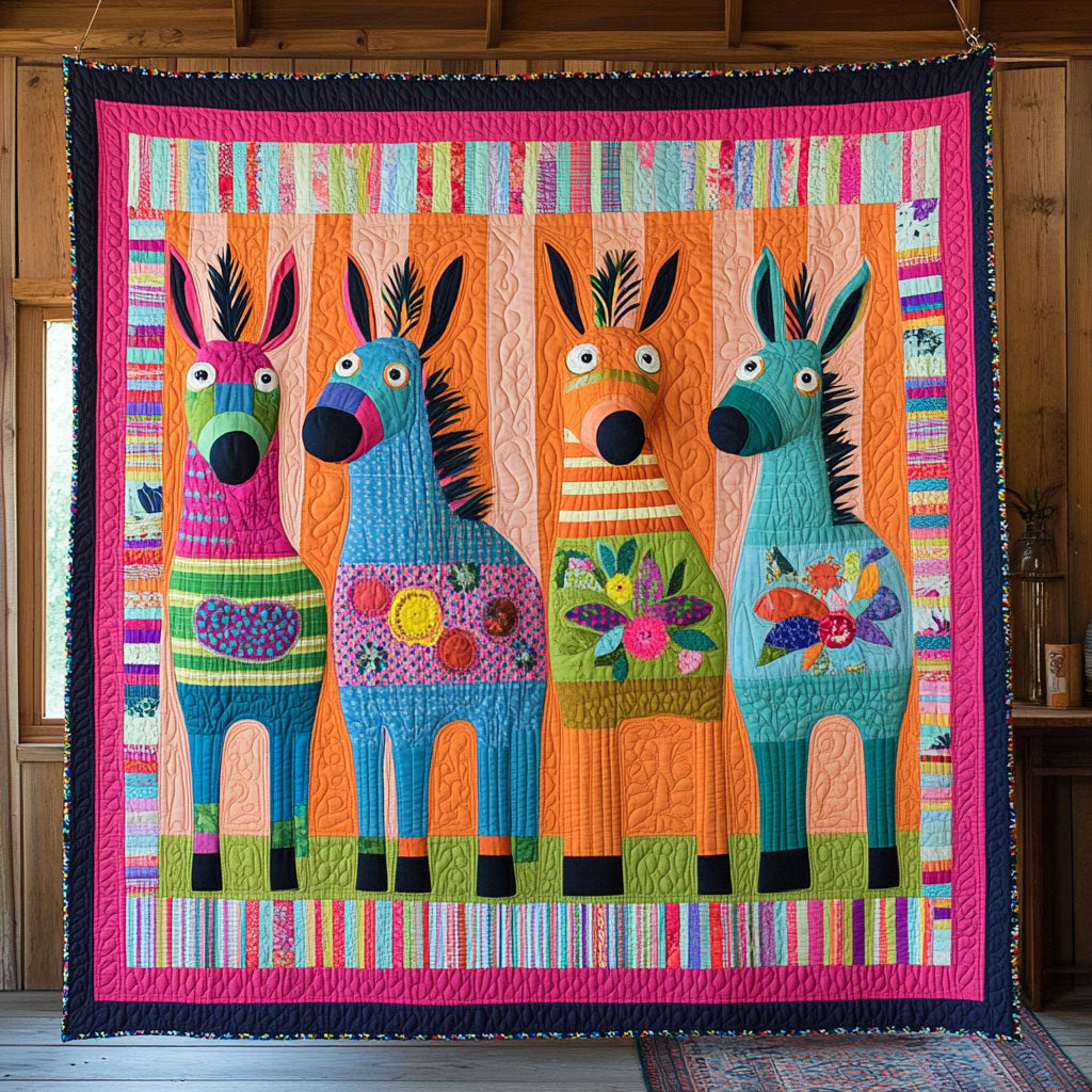 Cheery Donkey CW2508039CL Quilt