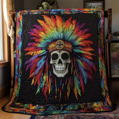 Tribal Skull WN0702055CL Quilt