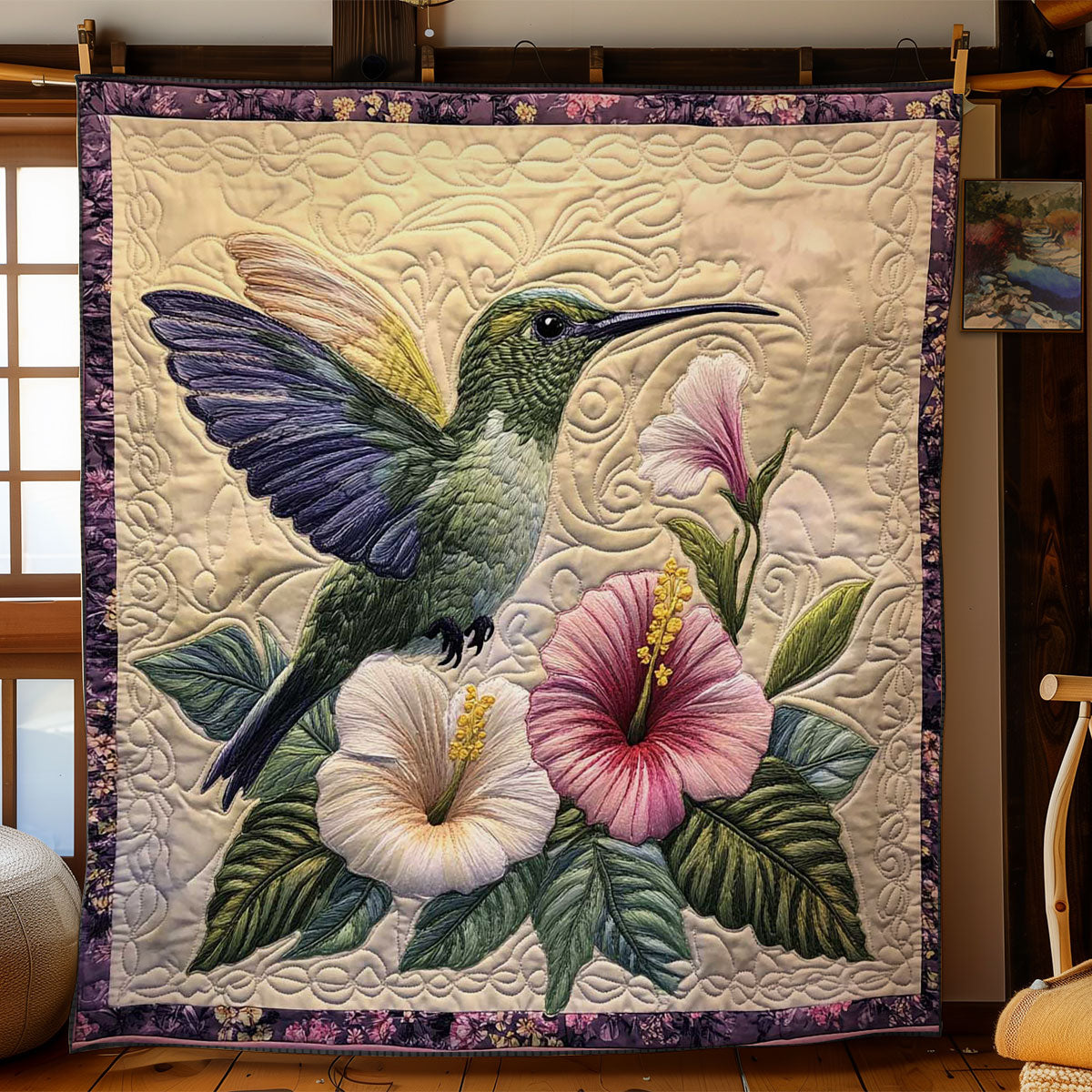 Hummingbird Magic WN1104022CL Quilt