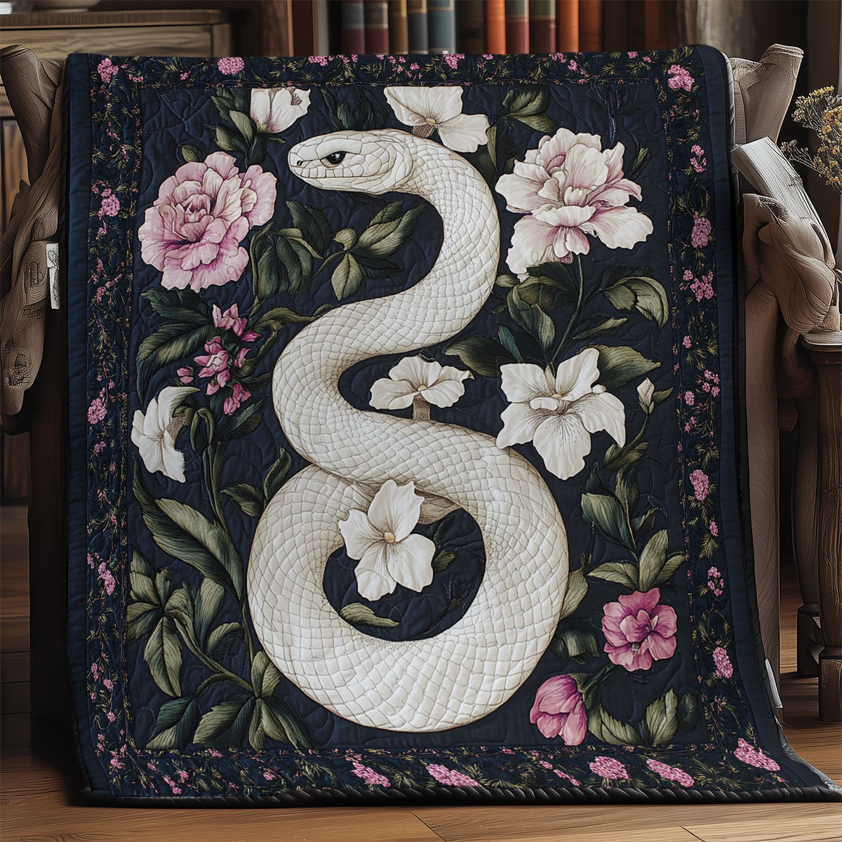 Floral Snake Charm WY0307043CL Quilt